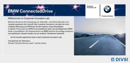 Beteiligung der Nutzer in Wirtschaft: BMW Innovation Lab Portal