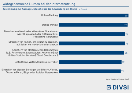 Wahrgenommene Hürden bei der Internetnutzung