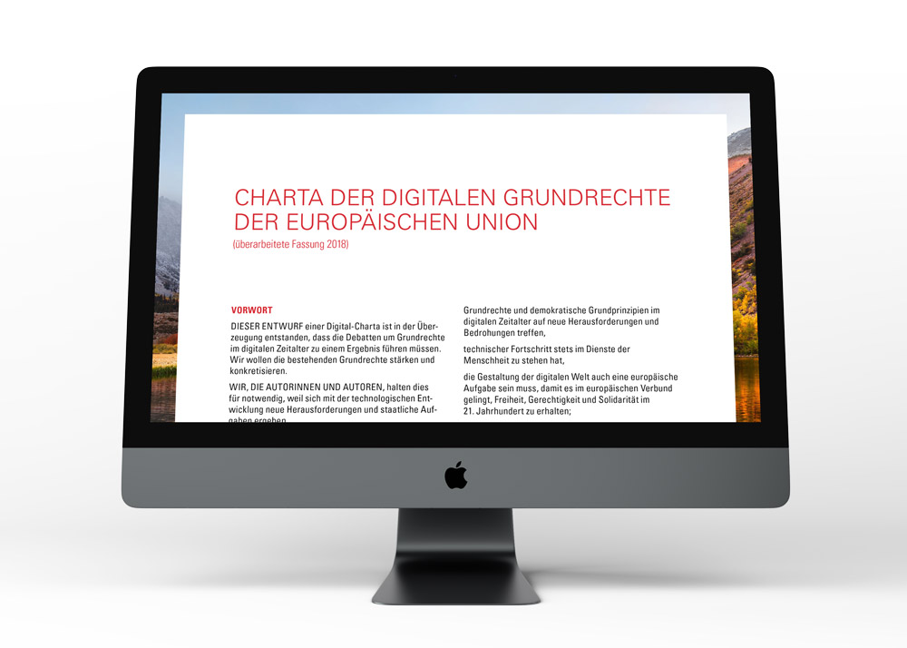 Charta digitale Grundrechte Europa
